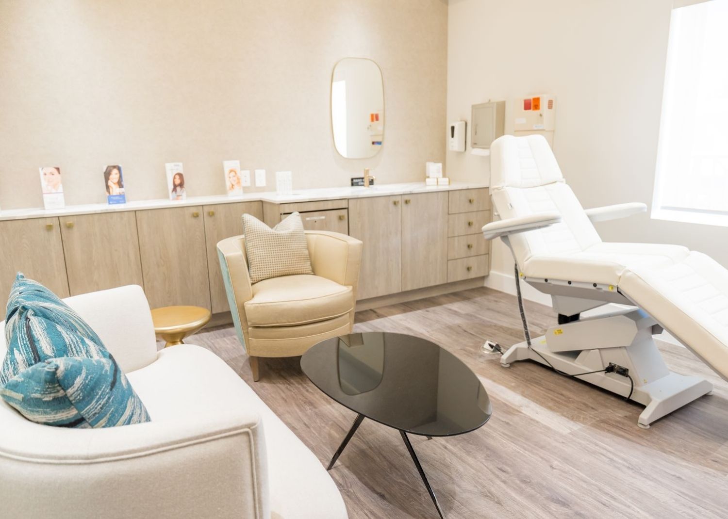 facial aesthetics treatment room